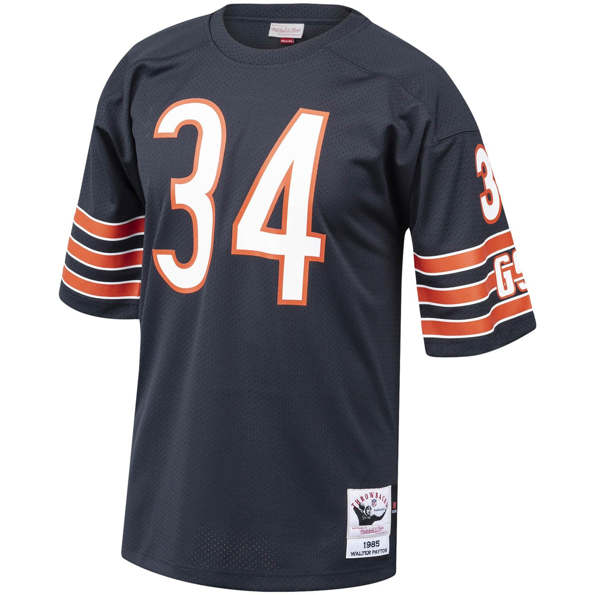 Chicago Bears 1985 Walter Payton Navy Authentic Throwback Retired Player Jersey
