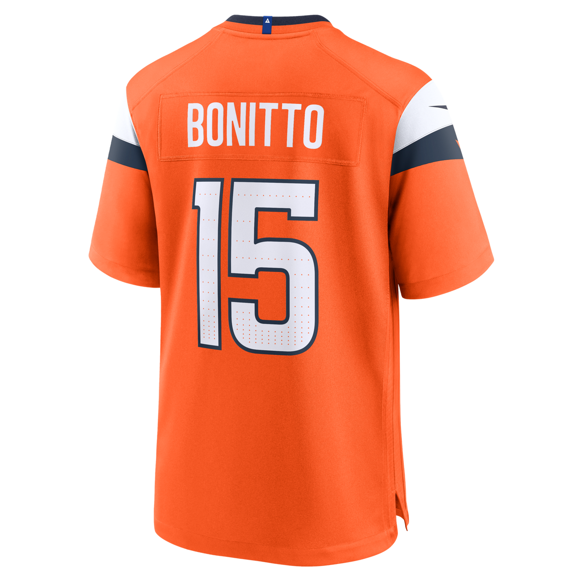 Denver Broncos Nik Bonitto Orange Team Game Jersey