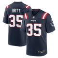 New England Patriots K.J. Britt Navy Team Game Jersey