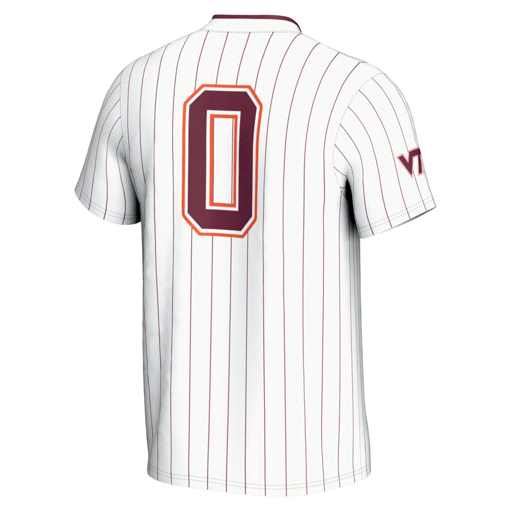 #0 Virginia Tech Hokies Softball Fashion Jersey - White