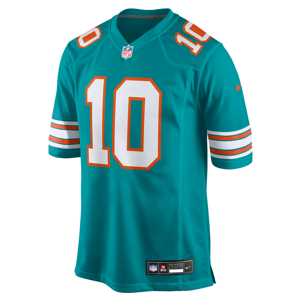 Miami Dolphins Jacob Rodriguez Aqua Alternate Game Jersey