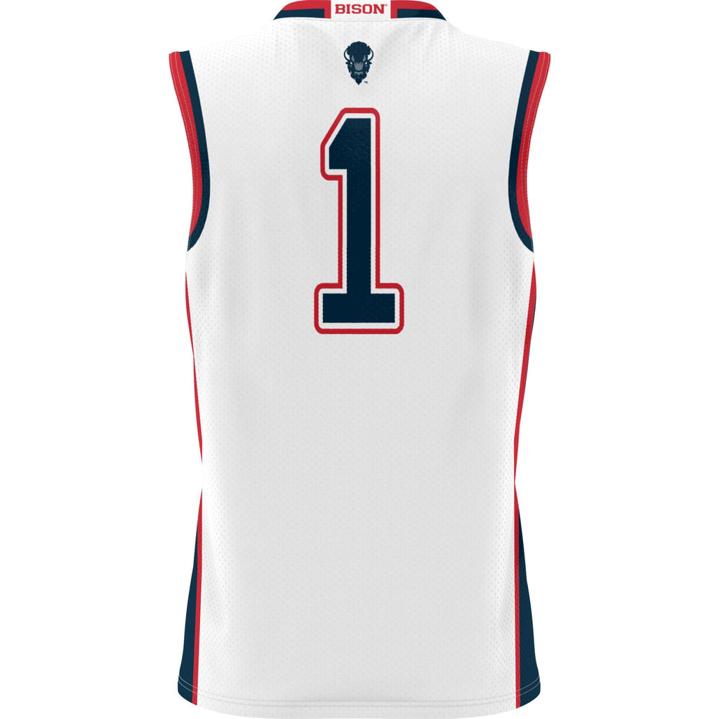 #1 Howard Bison Lightweight Basketball Jersey - White