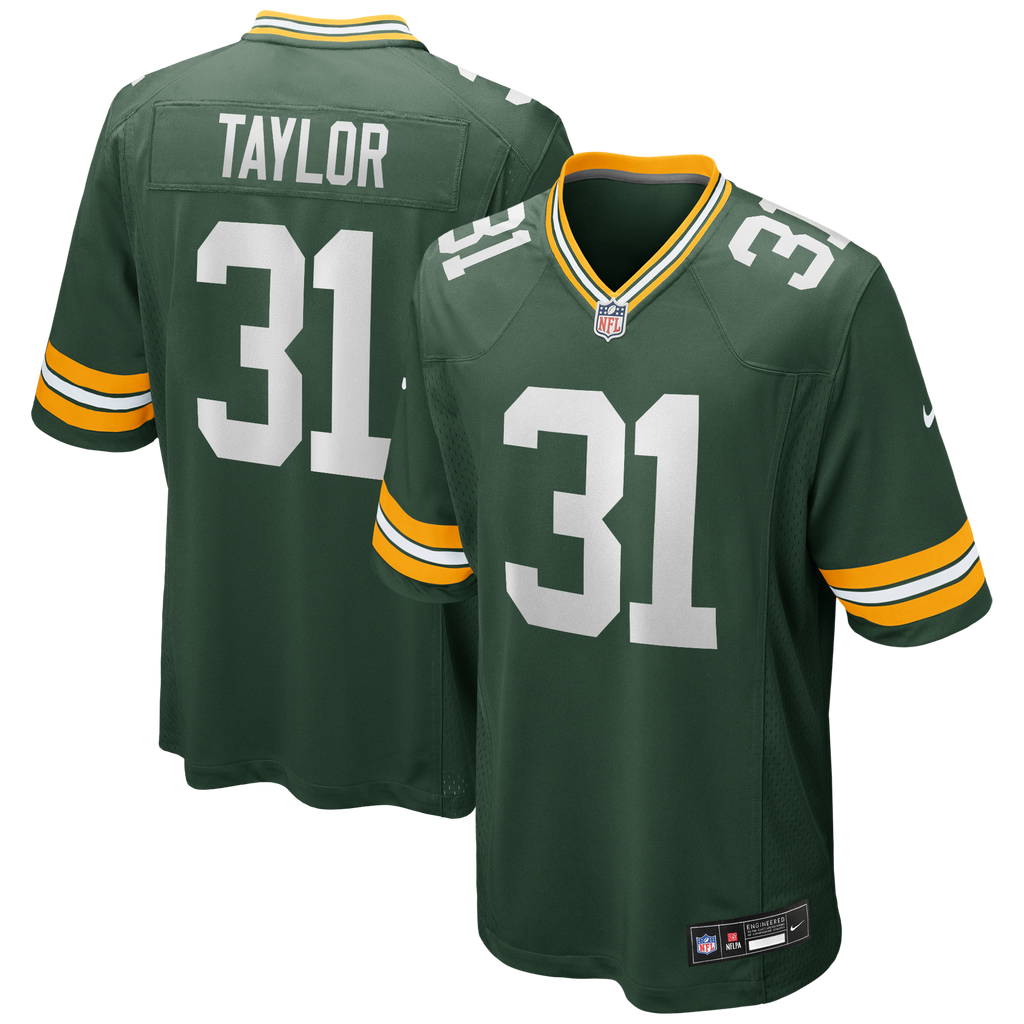 Green Bay Packers Jim Taylor Green Game Retired Player Jersey