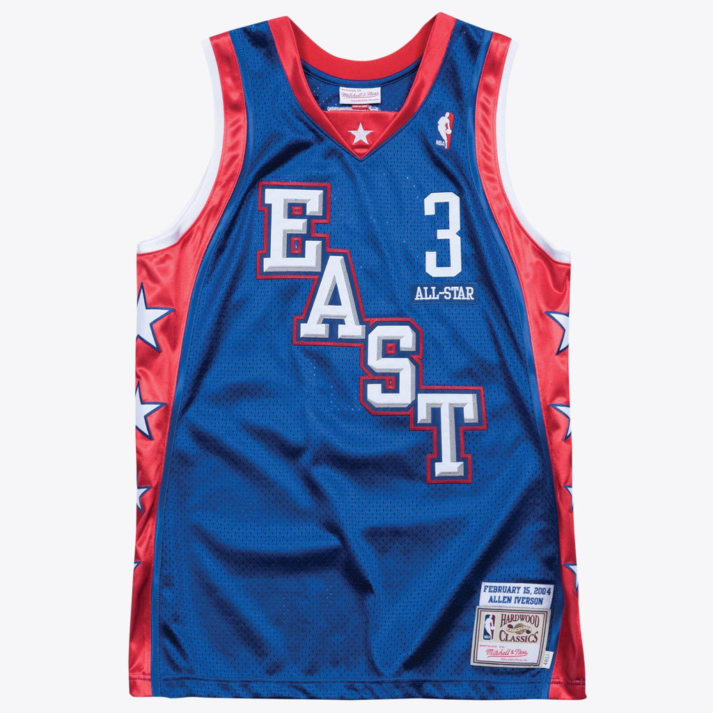 NBA Allen Iverson 2004 All-Star Authentic Jersey - Royal