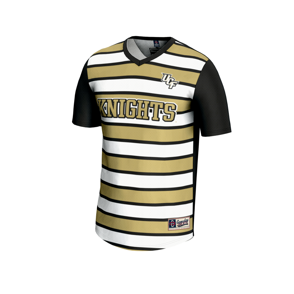 #1 UCF Knights Lightweight Soccer Fashion Jersey - Black