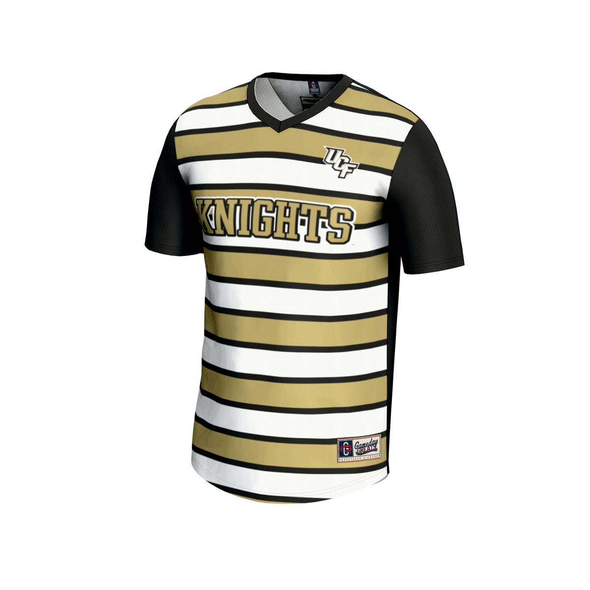 #1 UCF Knights Lightweight Soccer Fashion Jersey - Black