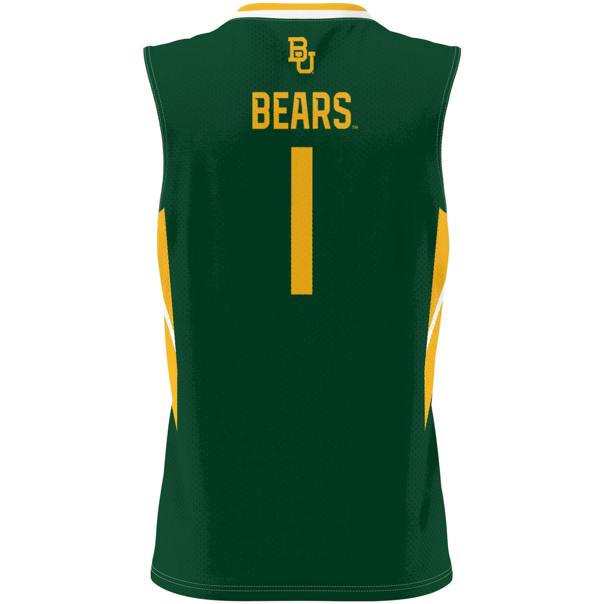 #1 Baylor Bears Lightweight Basketball Jersey - Green