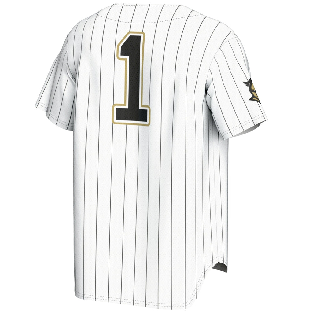 #1 UCF Knights Lightweight Baseball Jersey - White