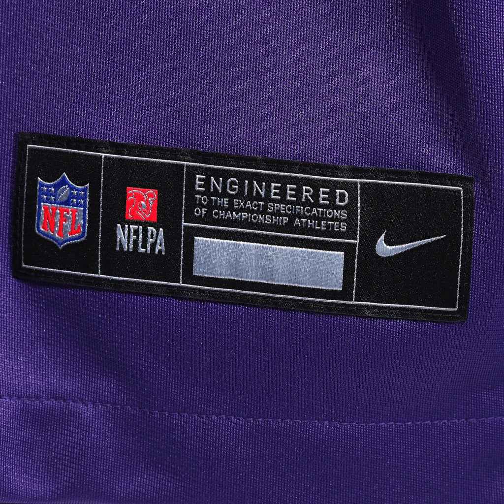 Minnesota Vikings Tavierre Thomas Purple Team Game Jersey