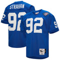 New York Giants 1994 Michael Strahan Royal Authentic Throwback Retired Player Jersey