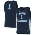 #1 North Carolina Tar Heels Replica Basketball Jersey - Navy