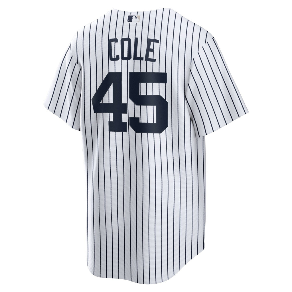 New York Yankees Gerrit Cole White Home Replica Player Name Jersey