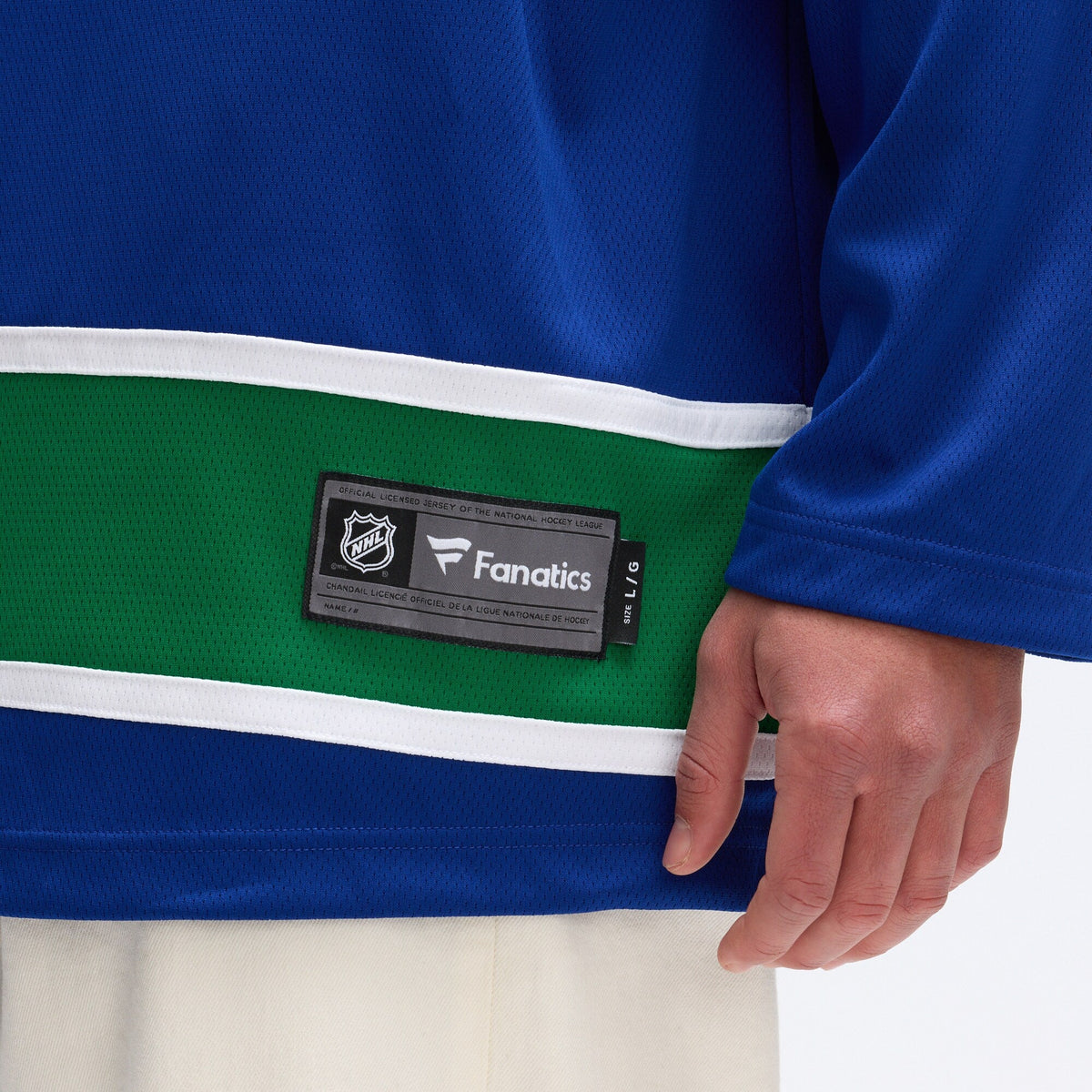 Vancouver Canucks Blue Home Team Breakaway Jersey