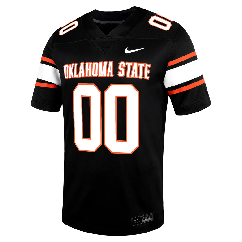 Oklahoma State Cowboys NIL Pick-A-Player Football Game Jersey - Black