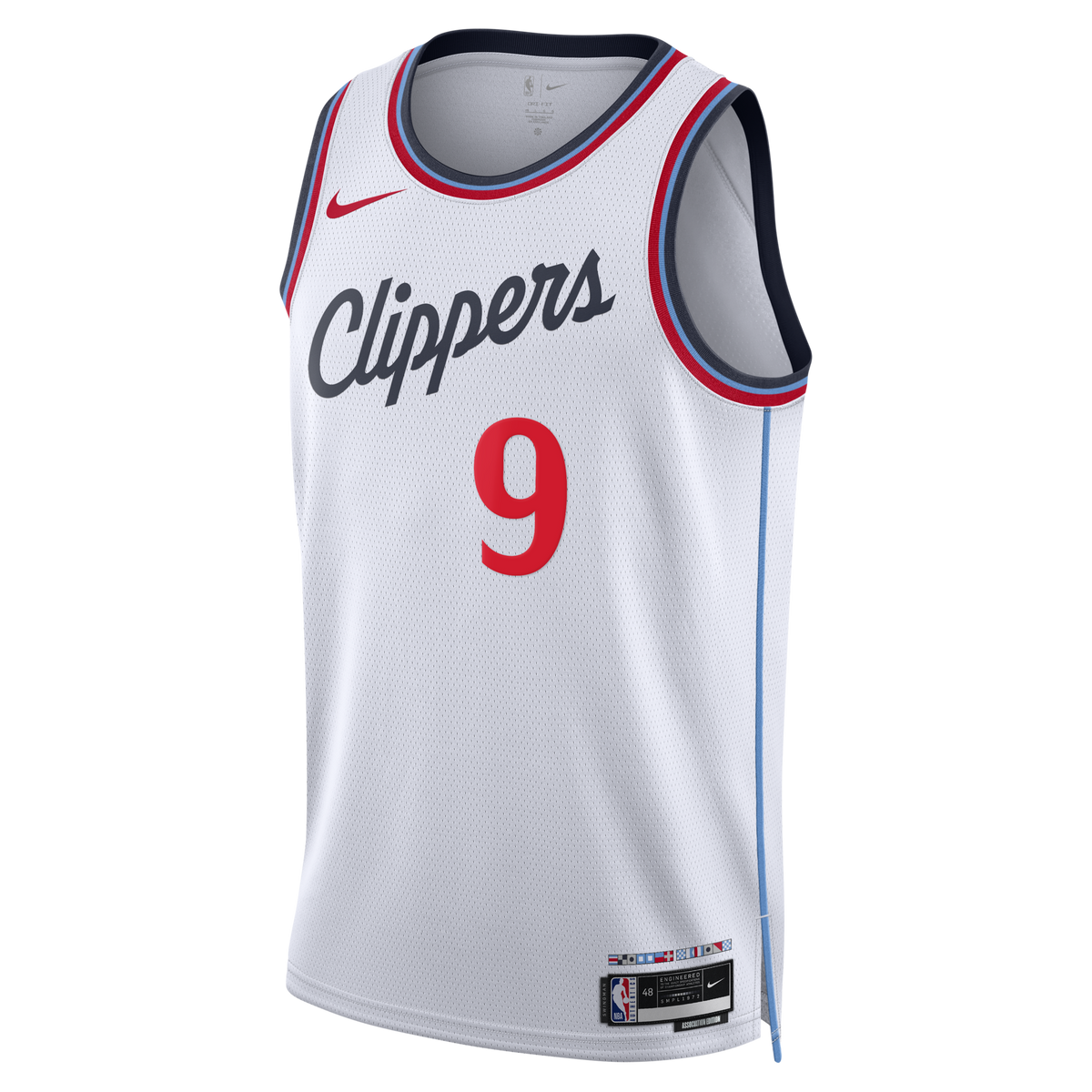 Los Angeles Clippers Replica Association Edition Swingman Jersey - White - Bennedict Mathurin