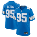Detroit Lions Mathieu Betts Blue Game Jersey