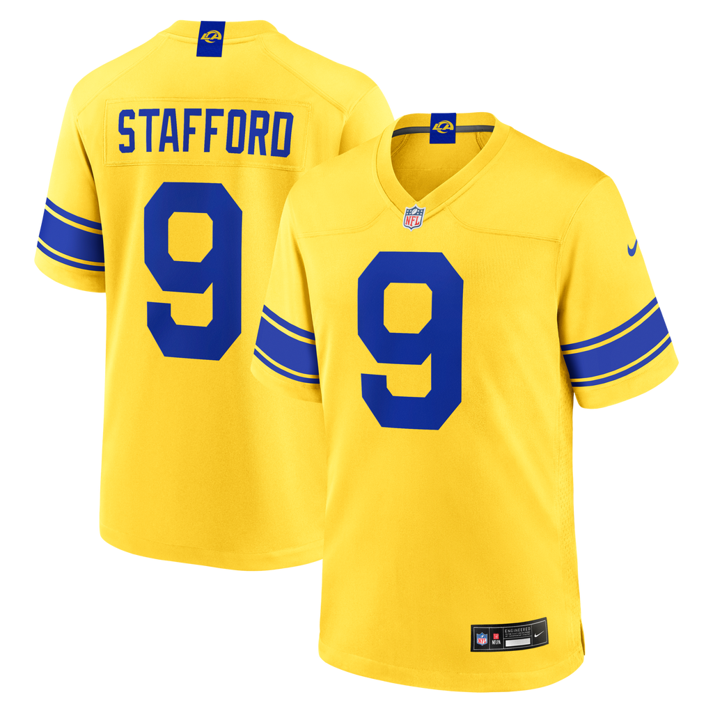 Los Angeles Rams Matthew Stafford Classic Sol Game Jersey