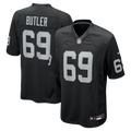 Las Vegas Raiders Adam Butler Black Team Game Jersey