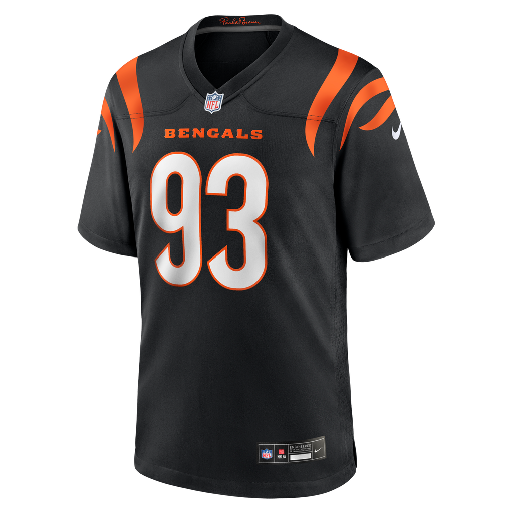 Cincinnati Bengals Jonathan Allen Black Team Game Jersey