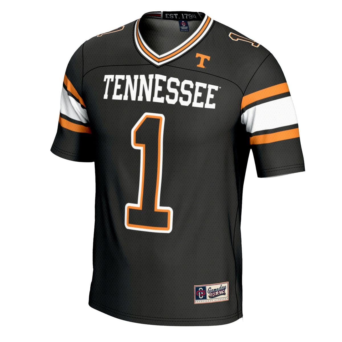 #1 Tennessee Volunteers Football Jersey - Black