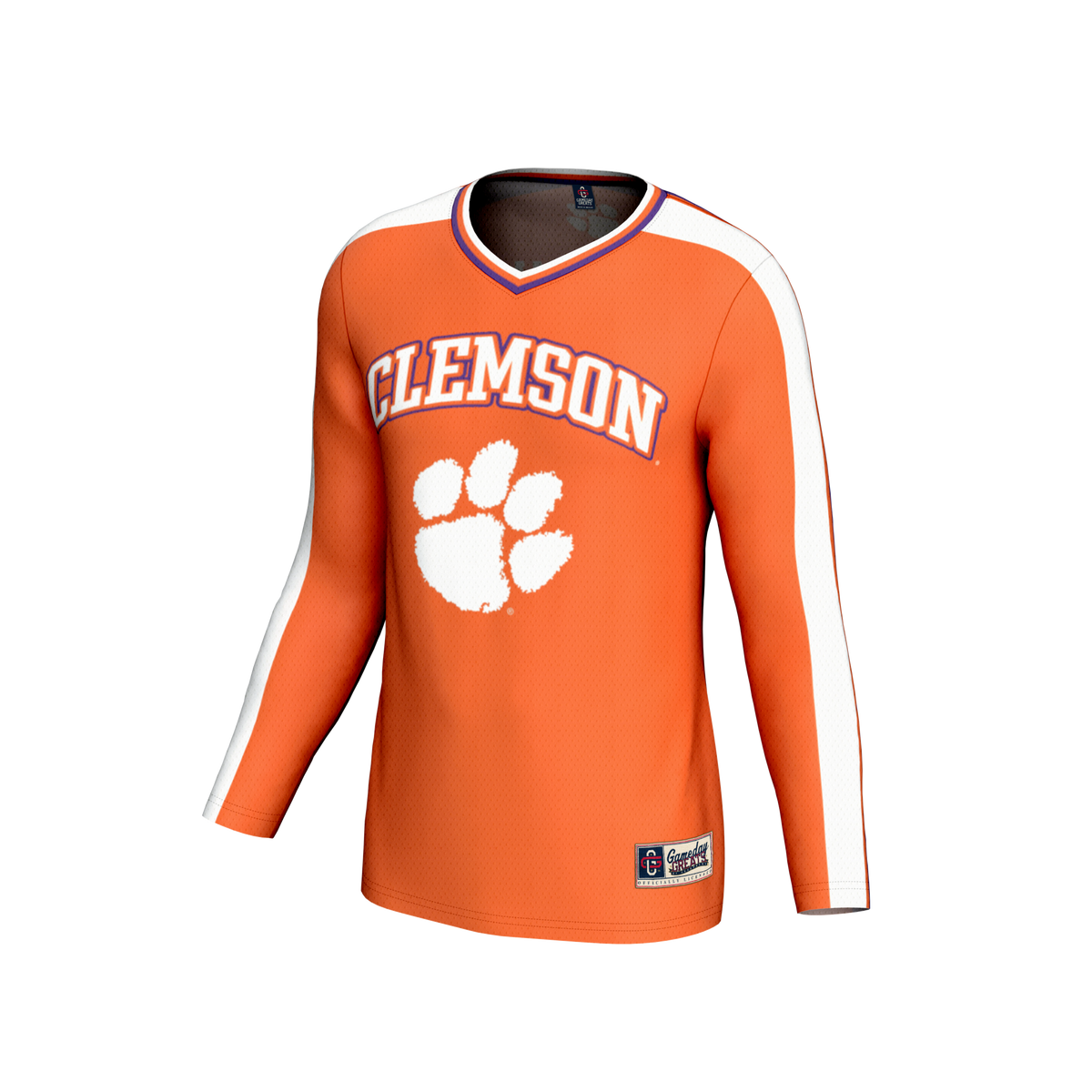 Clemson Tigers NIL Pick-A-Player Lightweight Collegiate Volleyball Fashion Jersey - Orange