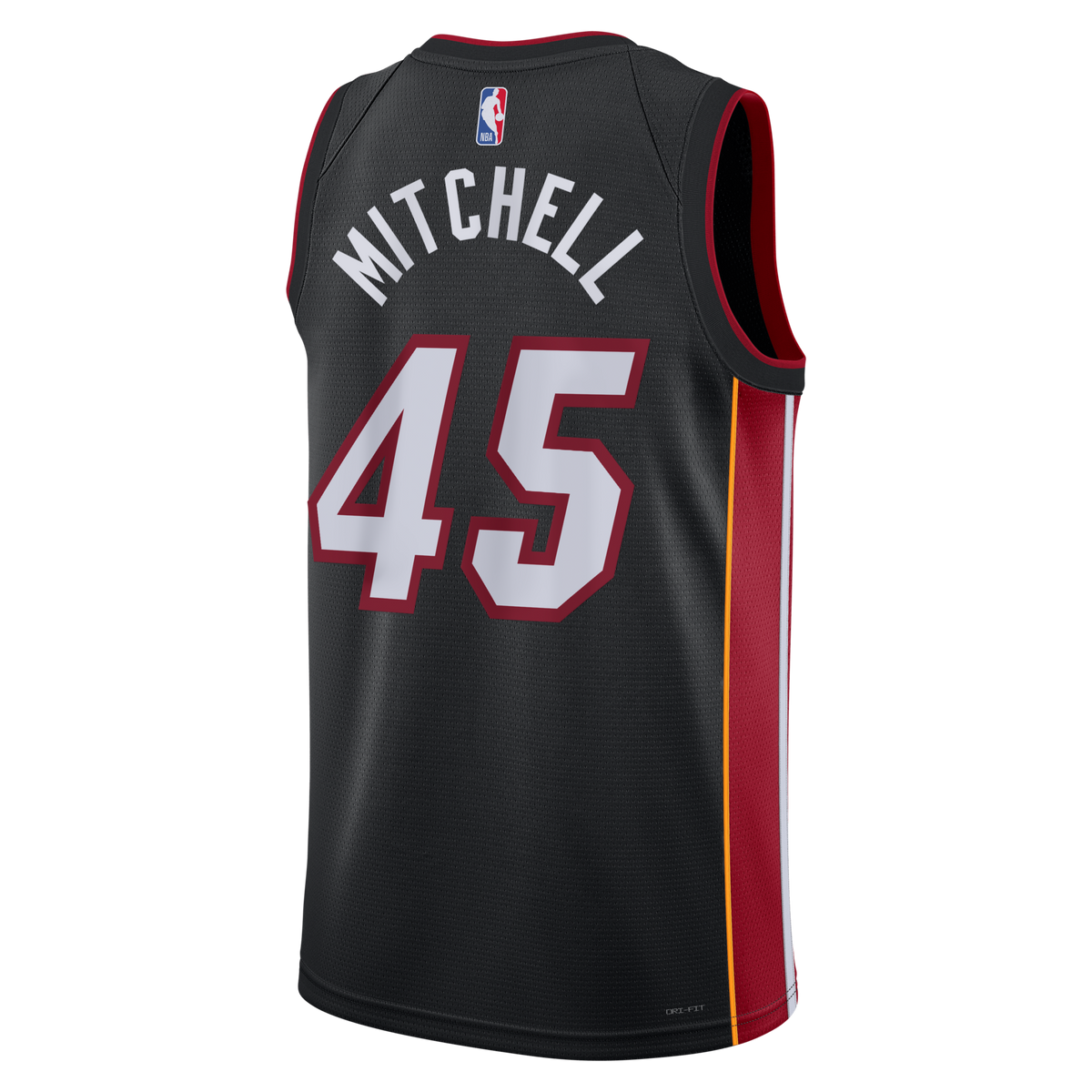 Miami Heat Icon Edition Swingman Jersey - Black - Davion Mitchell