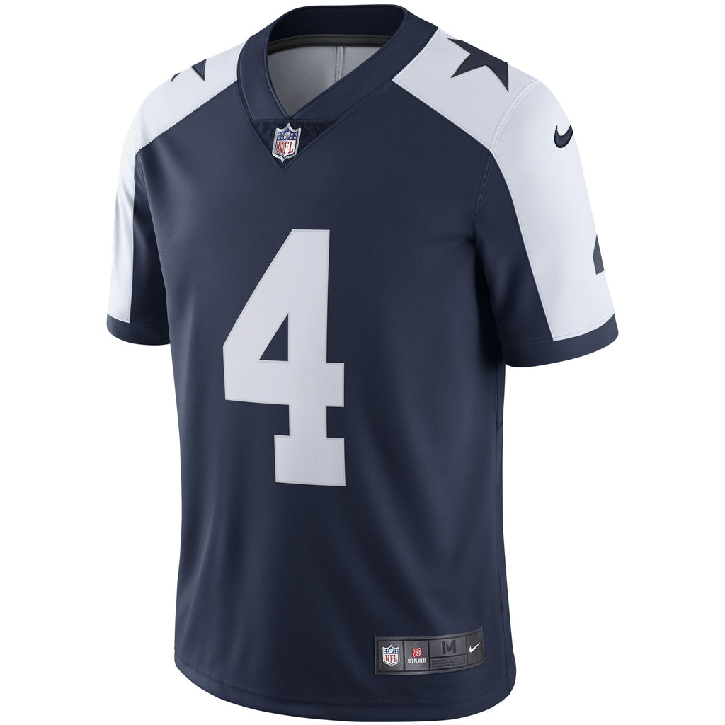 Dallas Cowboys Dak Prescott Navy Alternate Vapor Limited Jersey