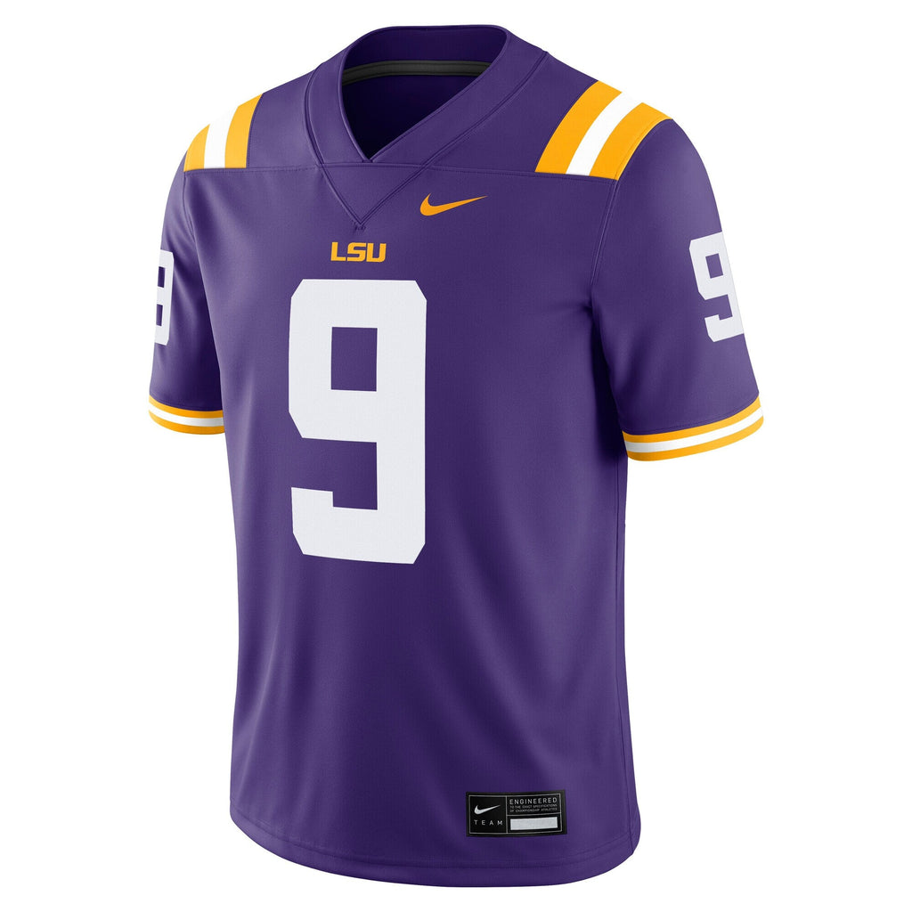 Joe Burrow Purple LSU Tigers Alumni Game Jersey