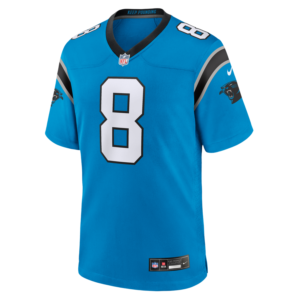 Carolina Panthers Jaycee Horn Blue Alternate Game Jersey