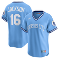 Kansas City Royals Bo Jackson Light Blue Throwback Cooperstown Collection Limited Jersey