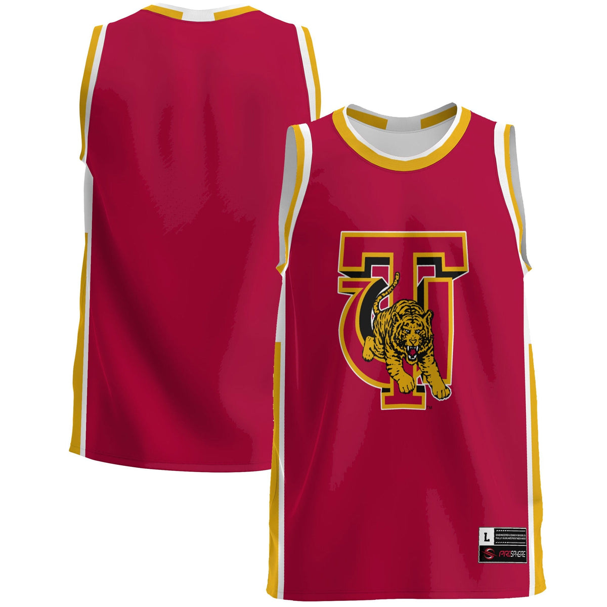 Tuskegee Golden Tigers Lightweight Basketball Jersey - Crimson