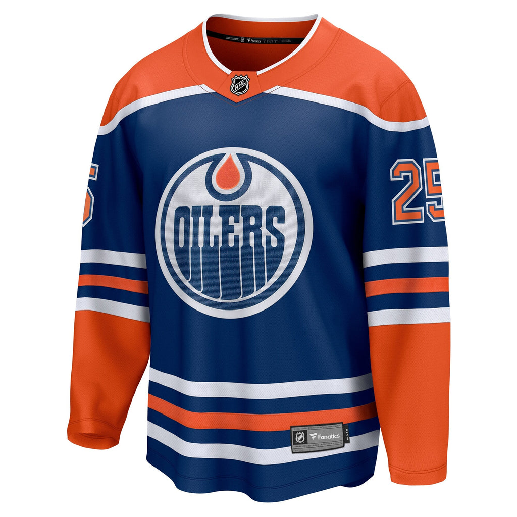 Edmonton Oilers Darnell Nurse Royal Home Breakaway Player Jersey