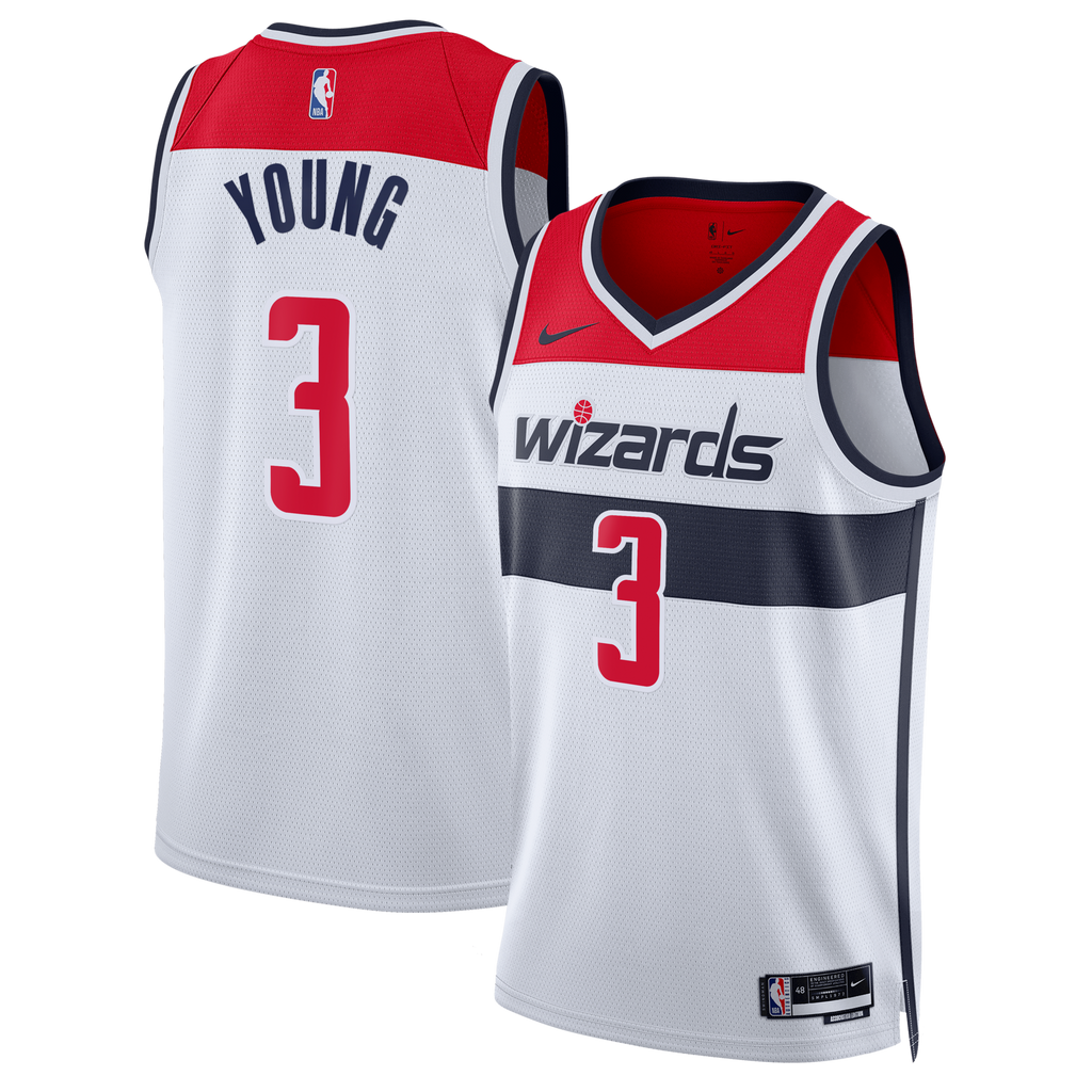 Washington Wizards Association Edition Swingman Jersey - White - Trae Young