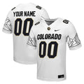 Colorado Buffaloes Custom Football Game Jersey - White