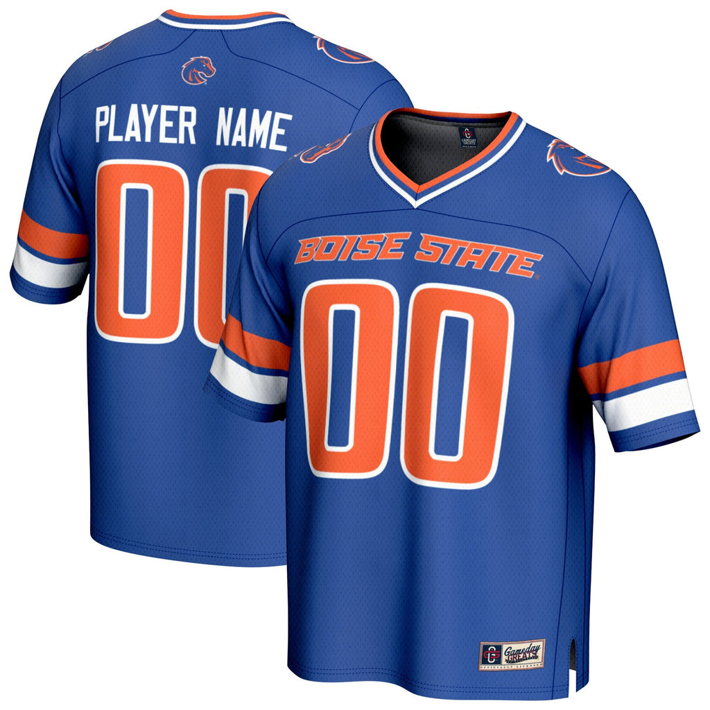 Boise State Broncos NIL Pick-A-Player Lightweight Collegiate Football Fashion Jersey - Royal