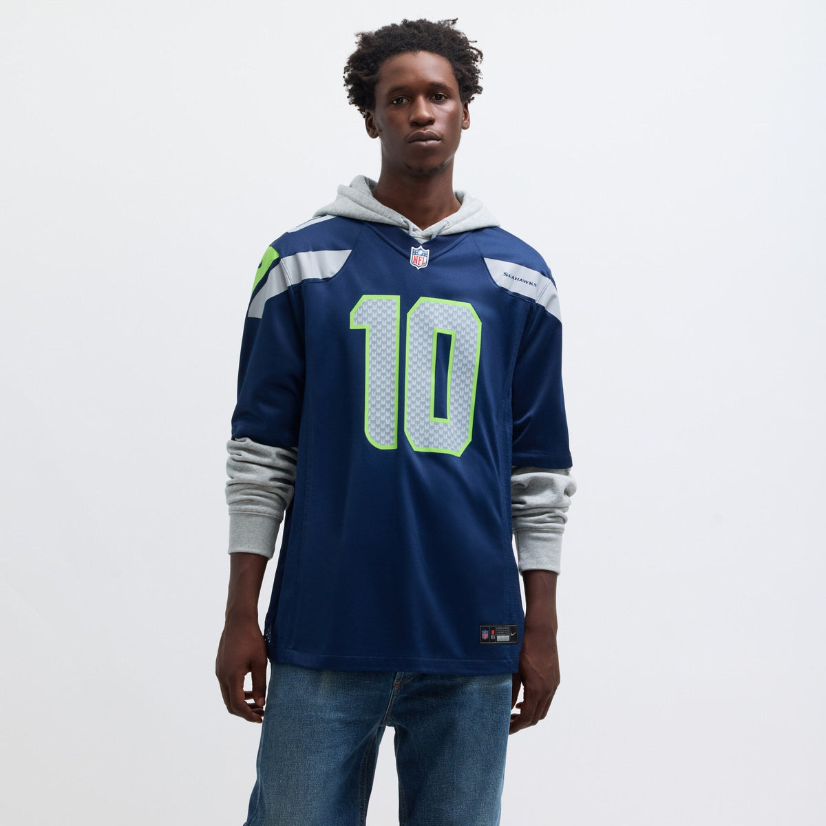 Seattle Seahawks Cooper Kupp College Navy Team Game Jersey