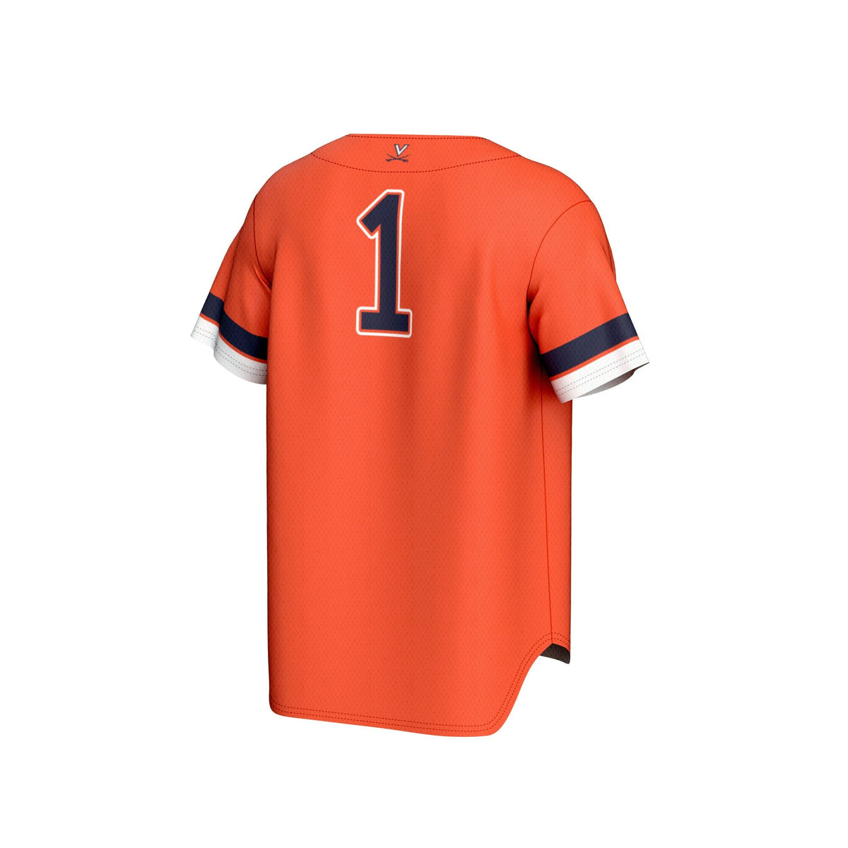 #1 Virginia Cavaliers Lightweight Collegiate Baseball Fashion Jersey - Orange