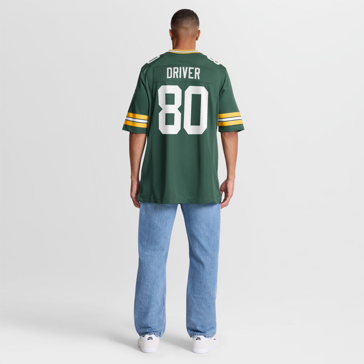 Green Bay Packers Donald Driver Green Game Retired Player Jersey