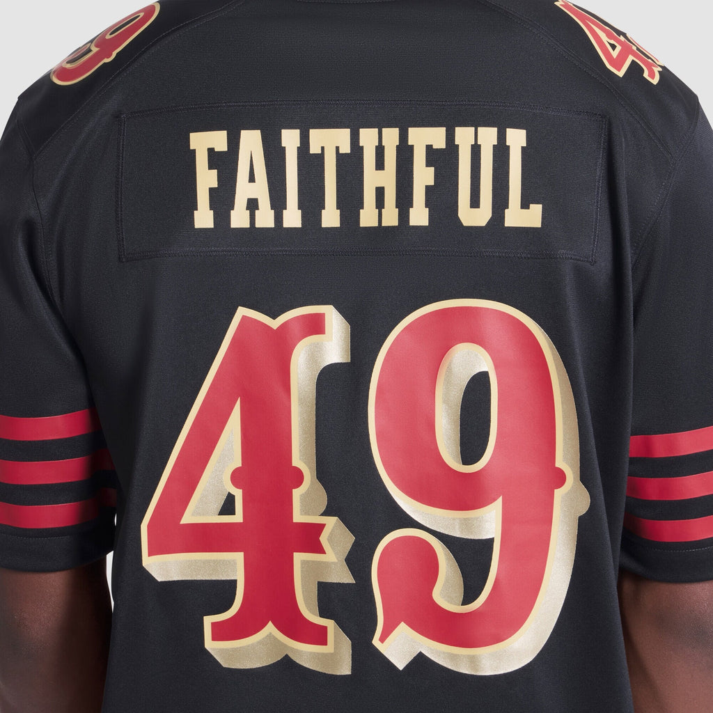 San Francisco 49ers The Faithful Black 2025 Rivalries Collection Game Jersey