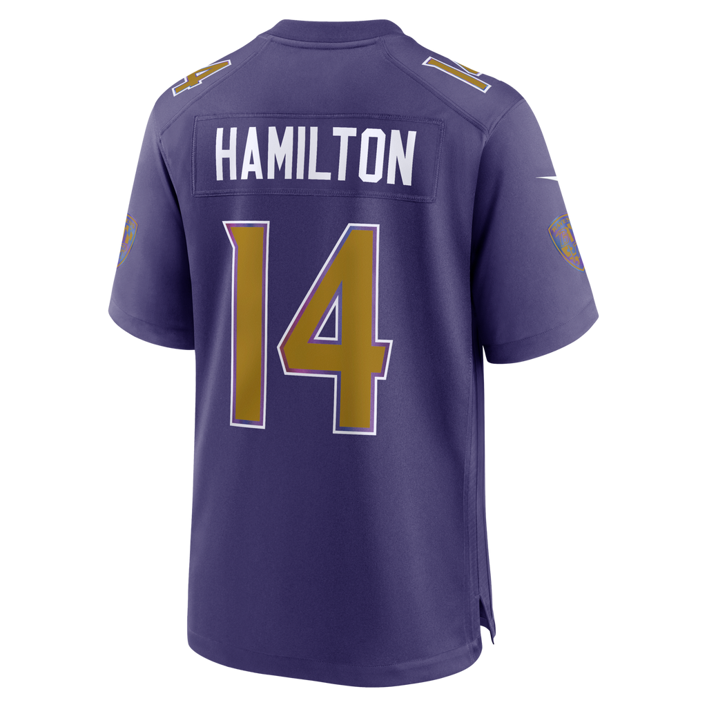 Baltimore Ravens Kyle Hamilton Purple Alternate Game Jersey