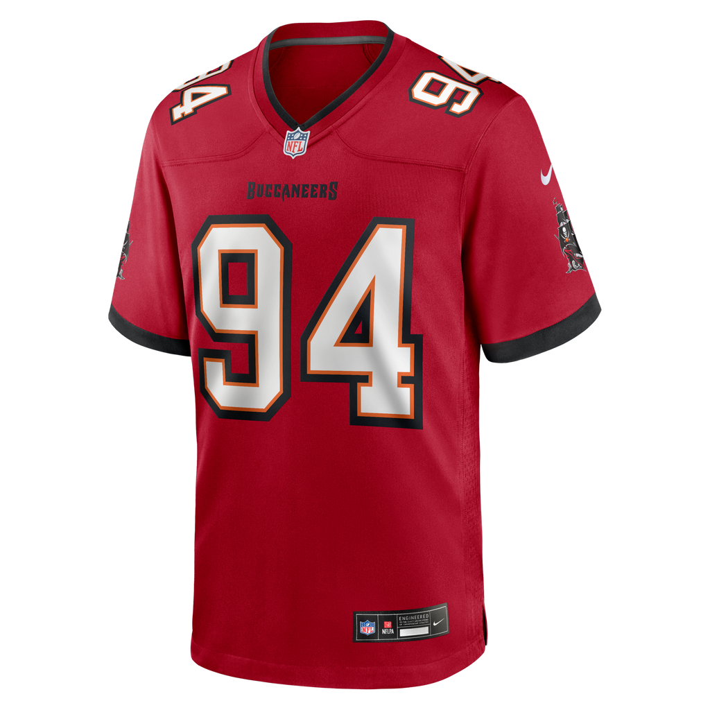 Tampa Bay Buccaneers Calijah Kancey Red Game Jersey
