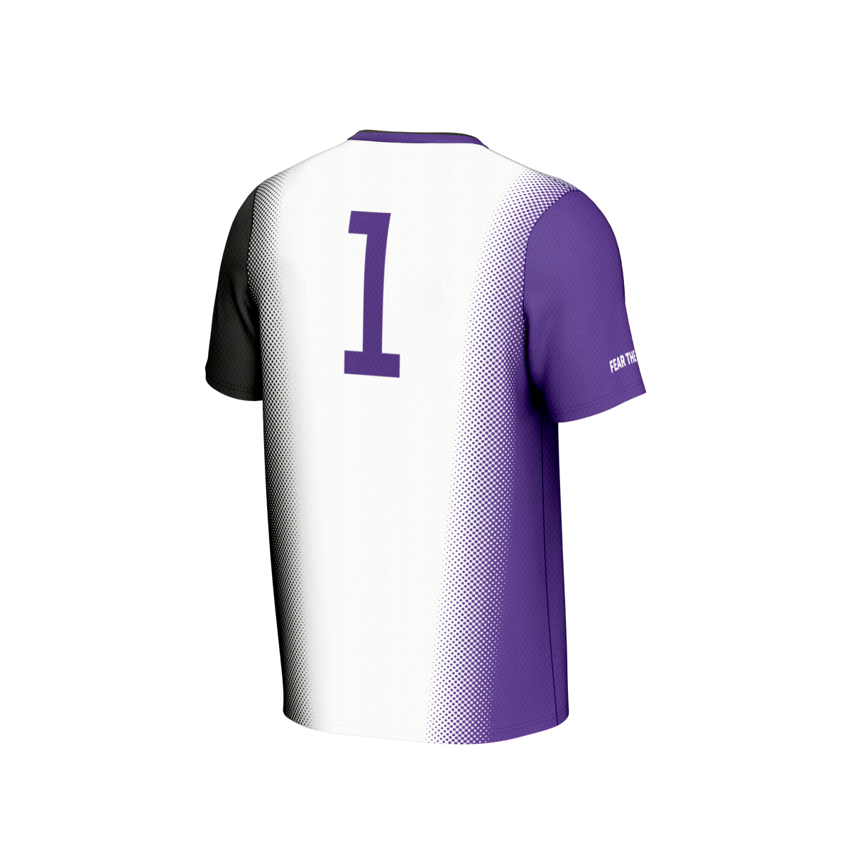 #1 TCU Horned Frogs Lightweight Soccer Fashion Jersey - White