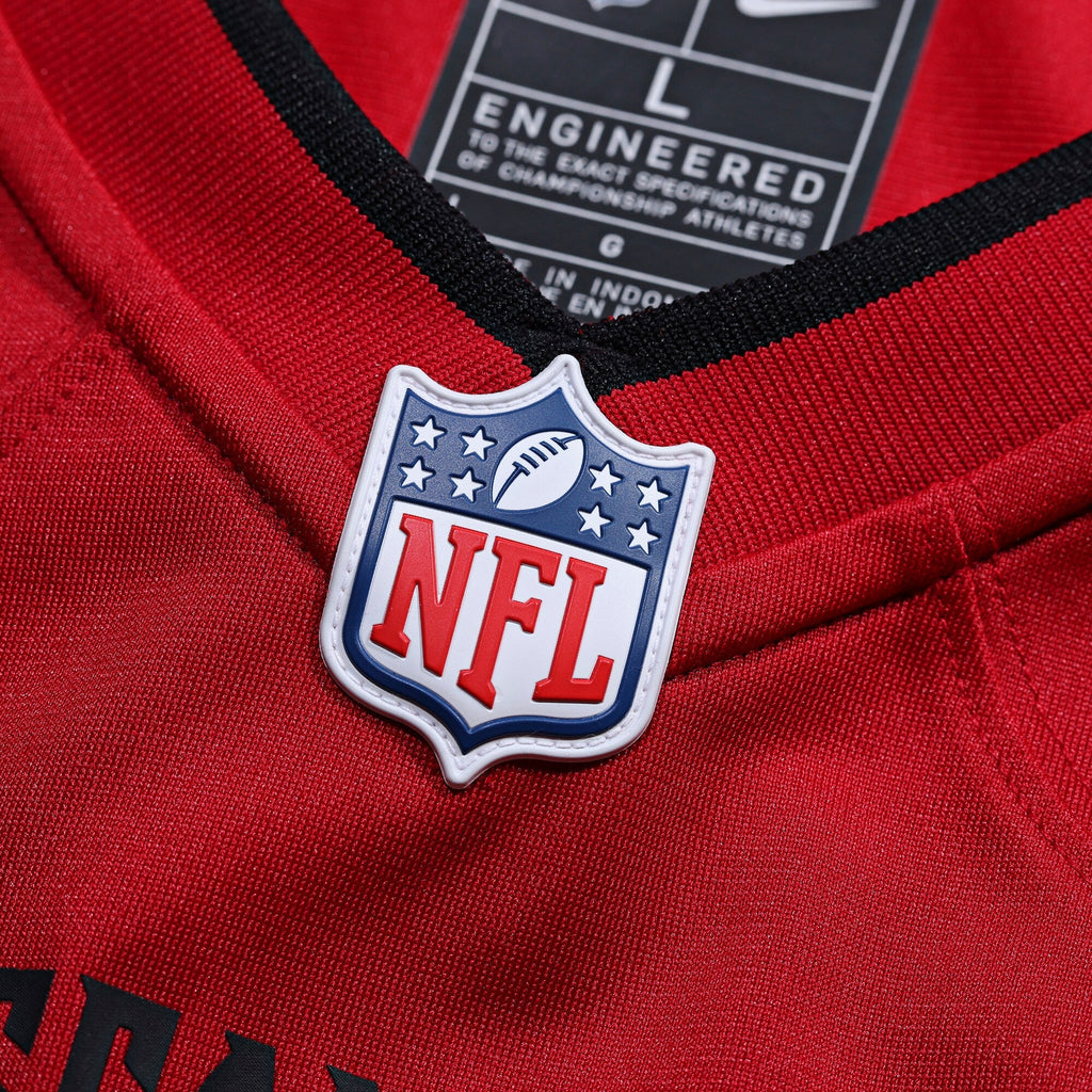 Tampa Bay Buccaneers Derrick Brooks Red Retired Player Game Jersey