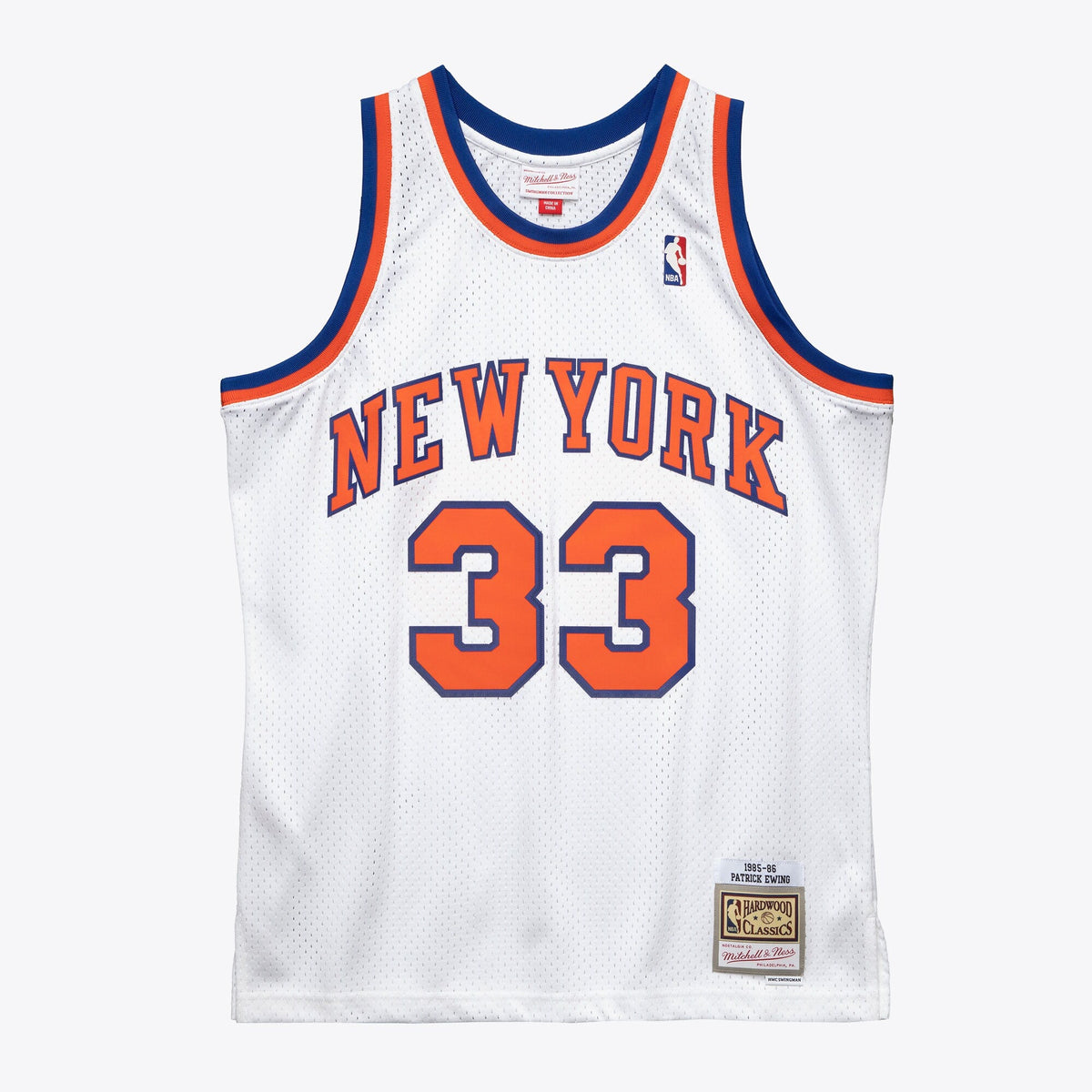 New York Knicks Patrick Ewing 1985 Swingman Authentic Jersey - White