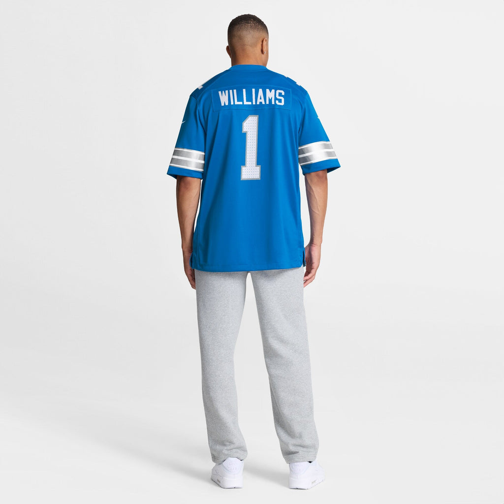 Detroit Lions Jameson Williams Blue Game Player Jersey
