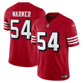 San Francisco 49ers Fred Warner Scarlet Alternate Vapor F.U.S.E. Stitched Limited Jersey