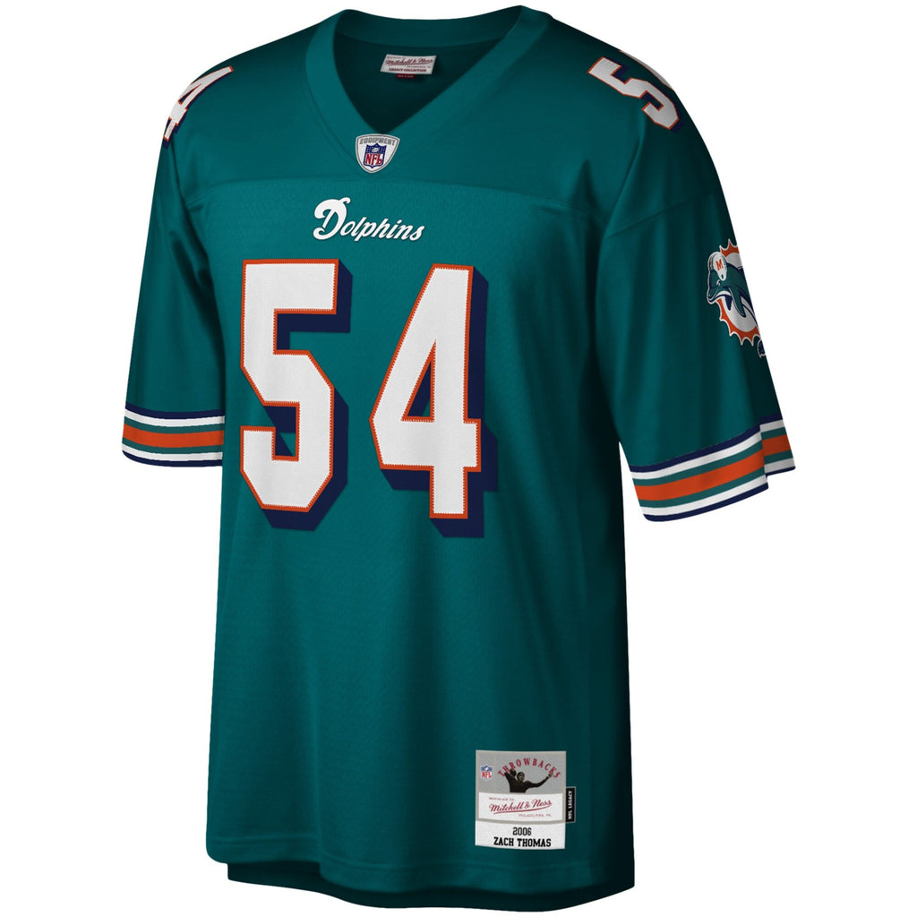 Miami Dolphins Zach Thomas Aqua Legacy Replica Jersey