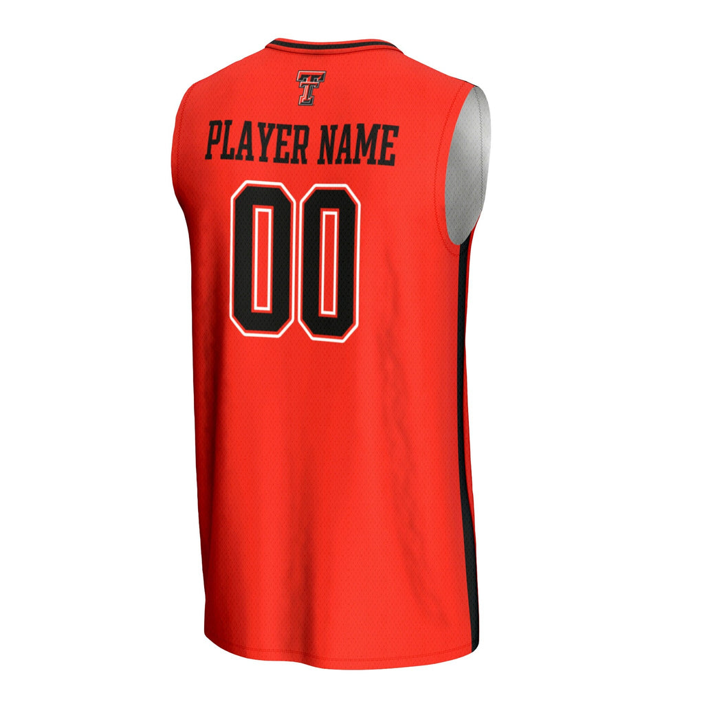 Texas Tech Red Raiders NIL Pick-A-Player Lightweight Basketball Jersey - Red