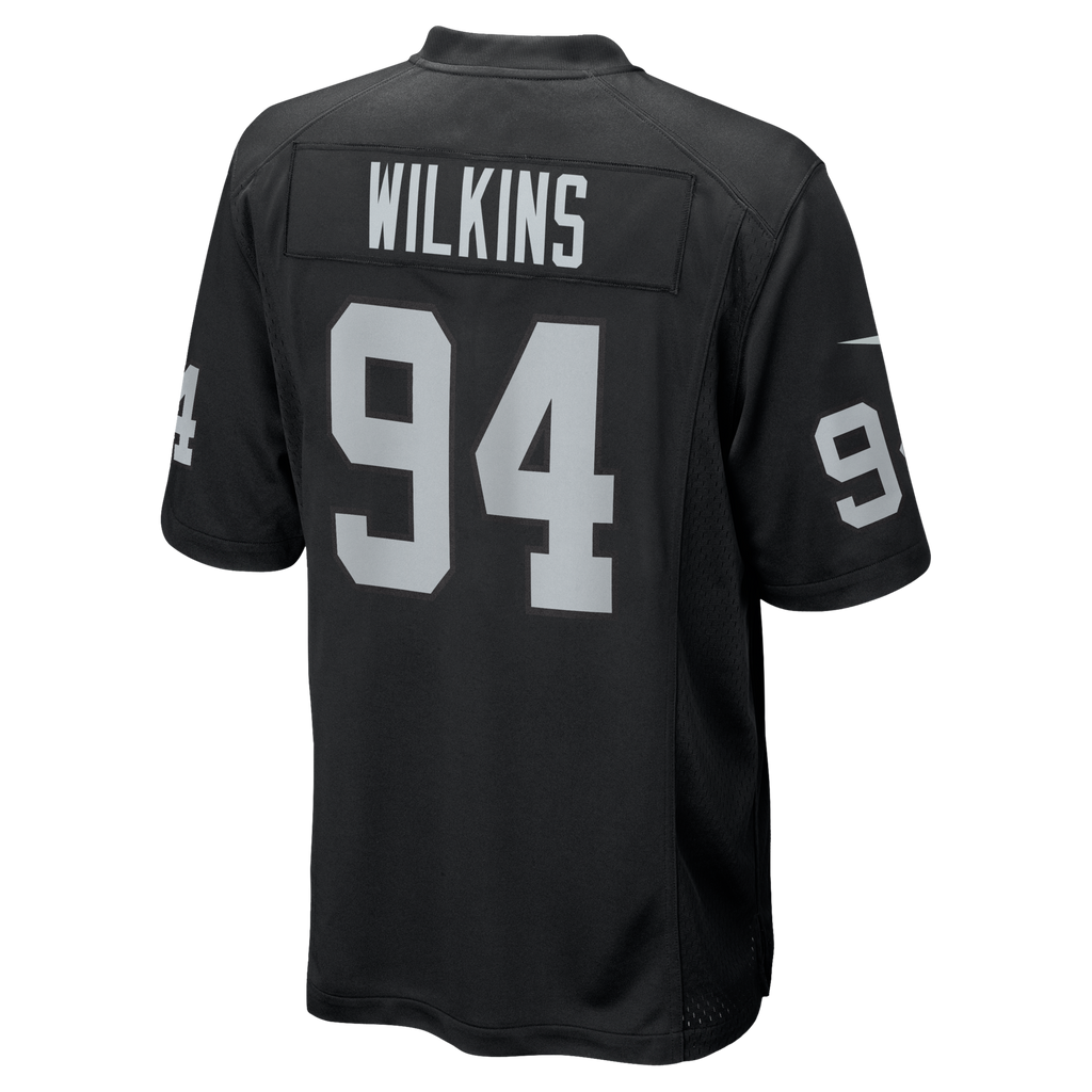Las Vegas Raiders Christian Wilkins Black Team Game Jersey
