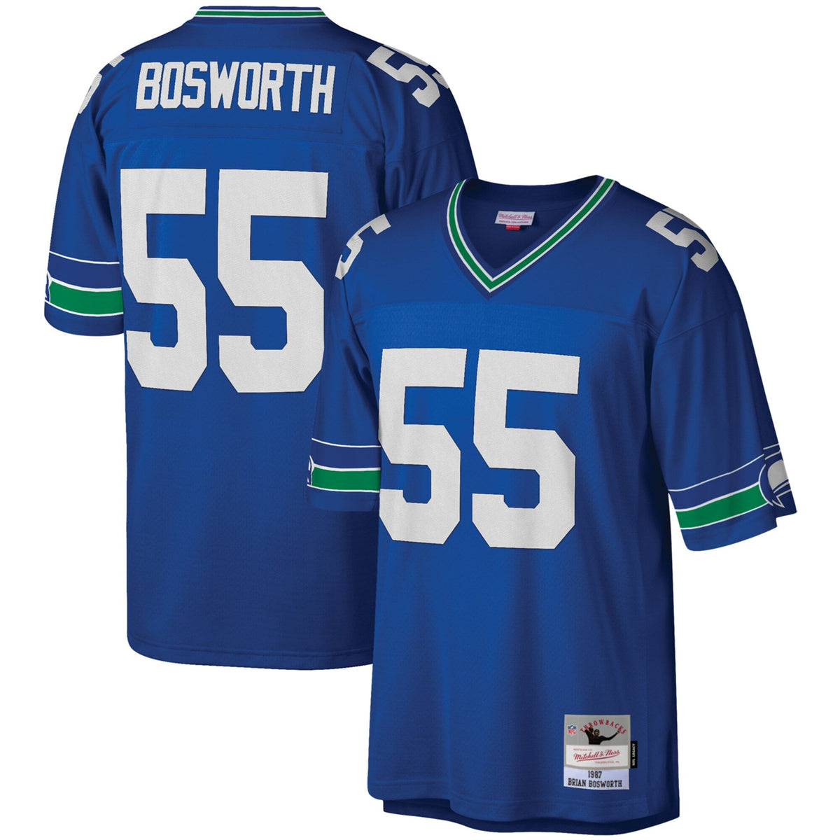 Seattle Seahawks Brian Bosworth Royal Legacy Replica Jersey